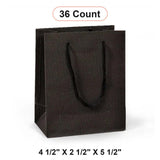 Stylish Embossed Plastic Euro Tote 4.5" x 2.5" x 5.5"