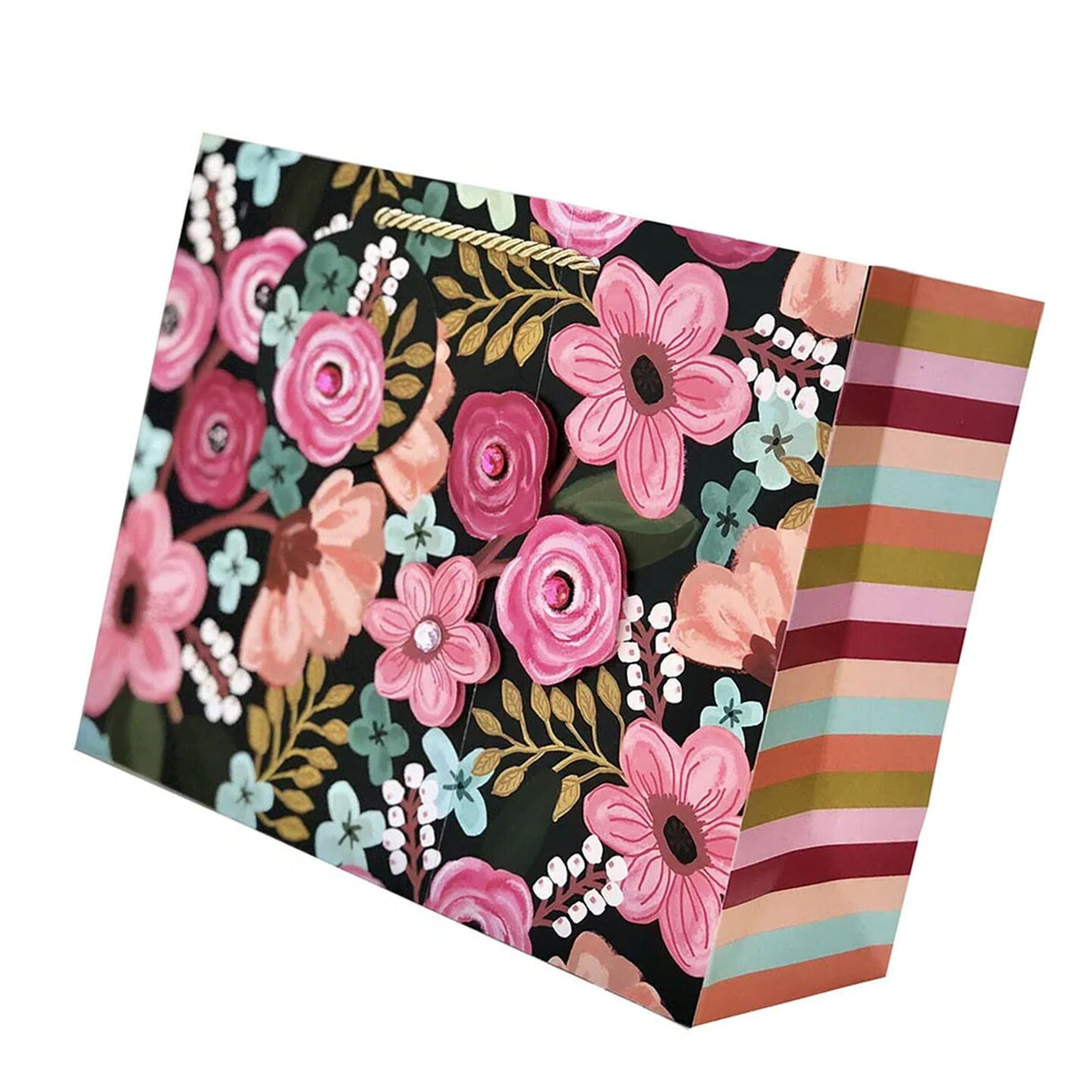 Decorative Patterned Gift Bags 10" X 5" X 12-1/2"