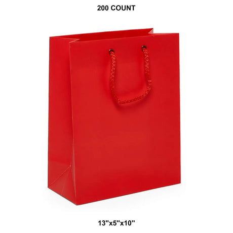 Chic Matte Euro Tote 13" x 5" x 10"