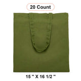 Timeless Flat Cotton Tote 15" x 16 1/2"