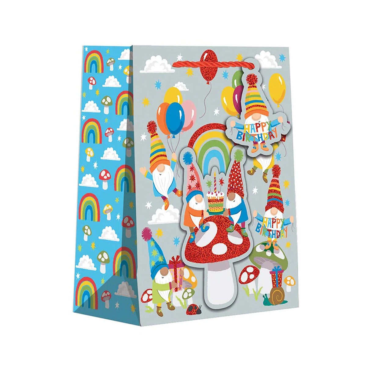 Chic Patterned Gift Bags 10" x 4" x 8"