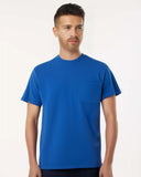 Gildan Heavy Cotton Crewneck Short Sleeve Pocket T-Shirt – Unisex Cotton Tee