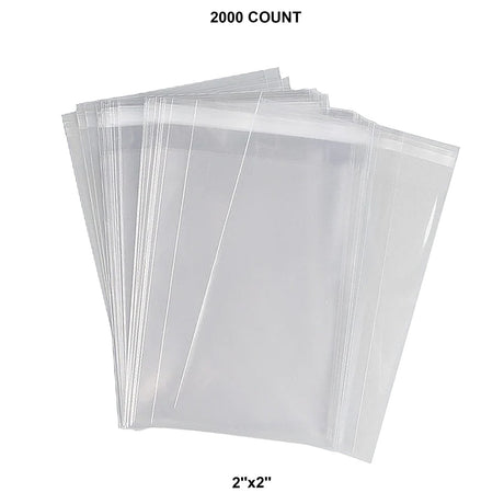 1.2 Mil Self-Sealing Lip Bags 2'' x 2''