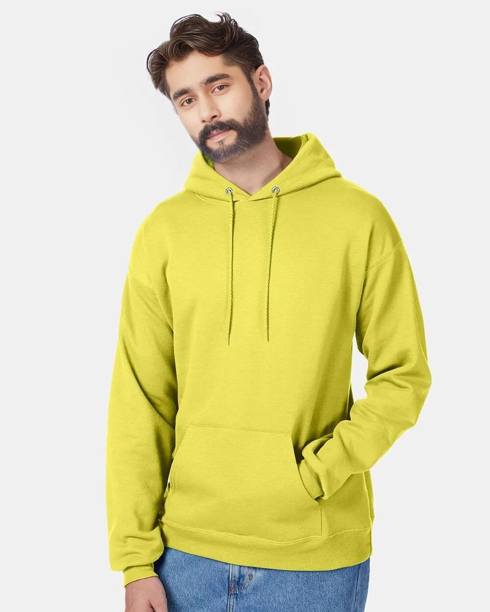 Hanes® Ecosmart Hooded Long Sleeve Sweatshirt