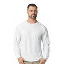 Gildan DryBlend Crewneck Long Sleeve T-Shirt | Moisture-Wicking Cotton Blend