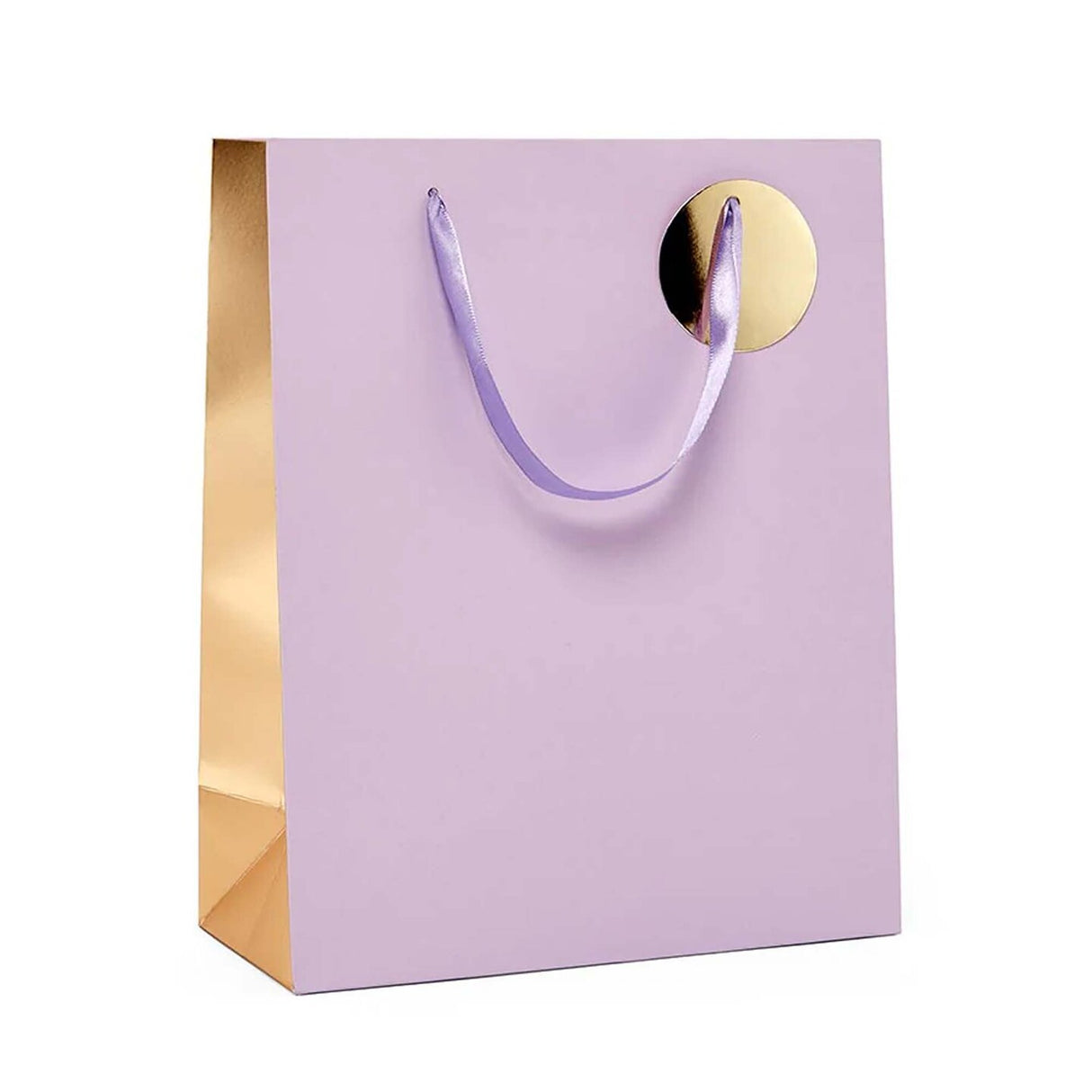 Metallic Two-Tone Euro Totes for Gifts 7'' x 37/8'' x 91/16''