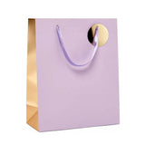 Metallic Two-Tone Euro Totes for Gifts 7'' x 37/8'' x 91/16''