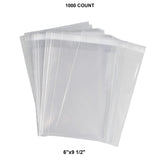 Clear 1.2 Mil Self-Seal Lip & Tape Bags 6'' x 9 1/2''