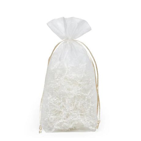 Flat Bottom Organza Bags 5 1/2''x11/2''x10 1/2'' for Special Occasions