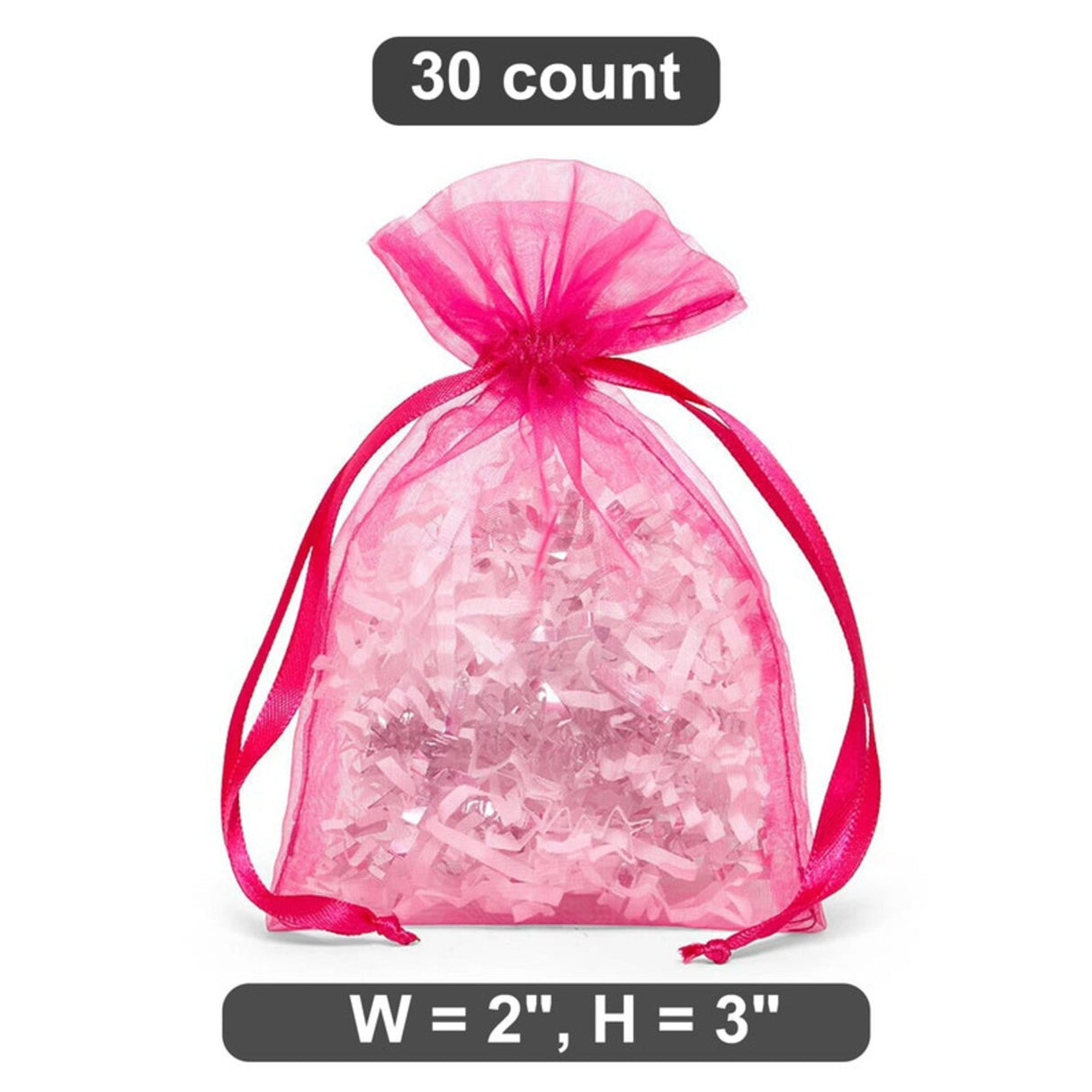 2" x 3" Organza Bag Small and Handy for Favors