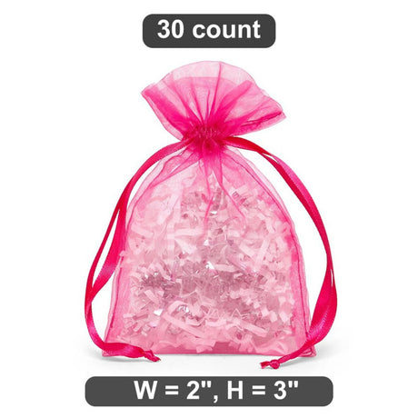 2" x 3" Organza Bag Small and Handy for Favors