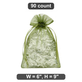 Elegant 6” x 9” Organza Bags Ideal for Special Gifts