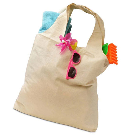 Natural Cotton Tote Bag 18'' x 2'' x 17'' Durable Design