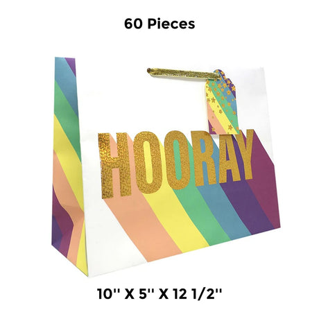 Modern Patterned Gift Bags 10" x 5" x 12-1/2"