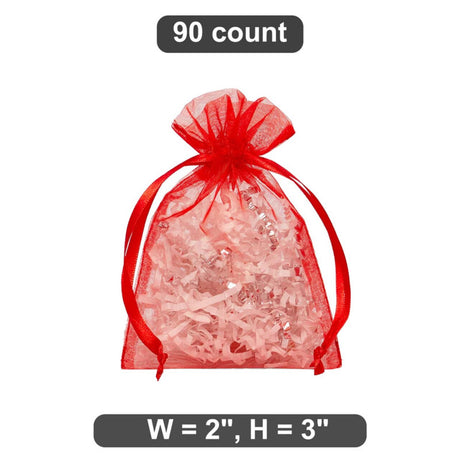 2" x 3" Organza Bag Tiny Pouch for Small Treats