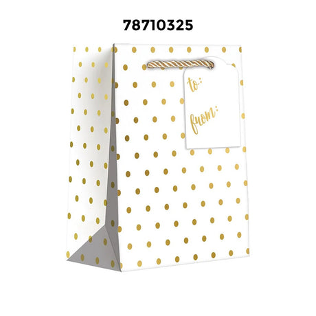 Fun Patterned Gift Bags 10" x 4" x 8"
