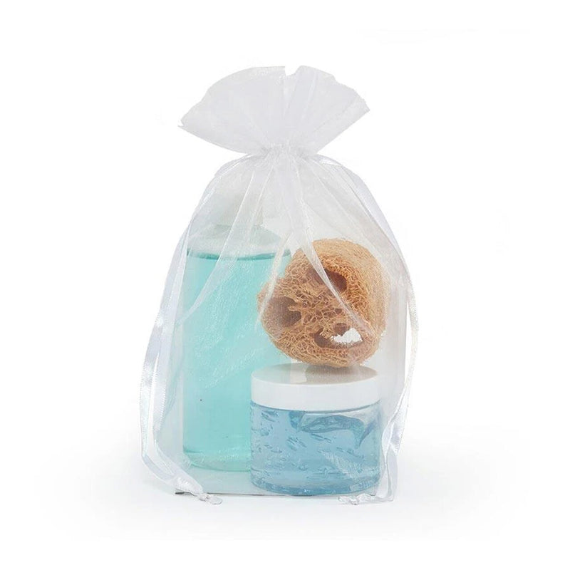 Cardboard Square Bottom Organza Bags 4'' x 4'' x 9 1/2'' for Favors