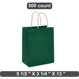 Tall Kraft Tinted Paper Bag – 5.5" x 3.25" x 13"