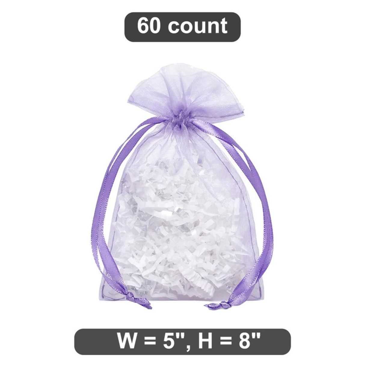 Sheer 5” x 8” Organza Bags – Perfect for Small Favors