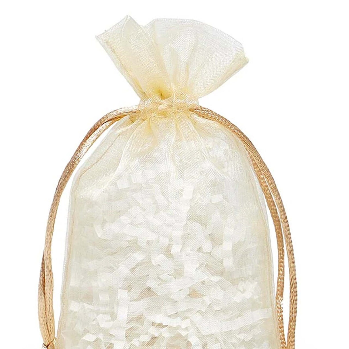Flat Bottom Organza Bags 5 1/2''x11/2''x10 1/2'' for Elegant Packaging
