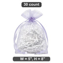 Mini 5” x 8” Organza Bags Simple Gift Packaging