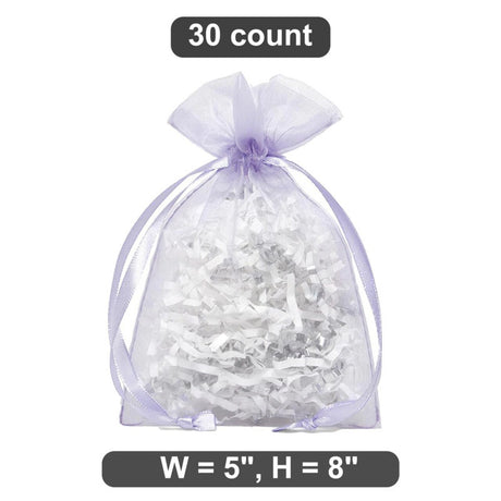 Mini 5” x 8” Organza Bags Simple Gift Packaging