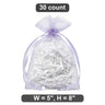 Mini 5” x 8” Organza Bags Simple Gift Packaging