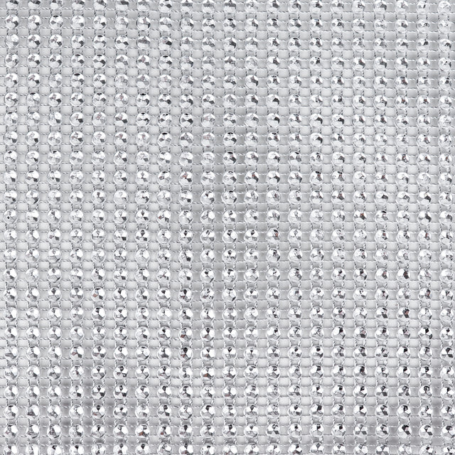 O'Creme Silver Rhinestone Wrap, 4-1/2" x 1 Yard