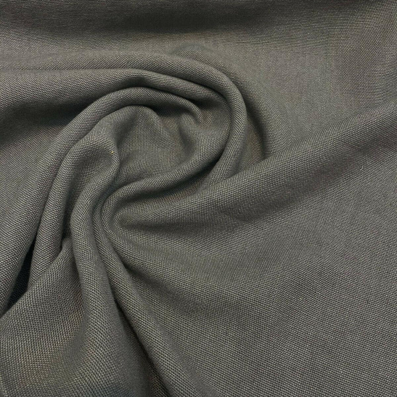 Ventanas Olive 100% Belgian Linen Fabric - Heavy Weight Upholstery Drapery, Olive Green Tone, 56" Width (1 Yard)