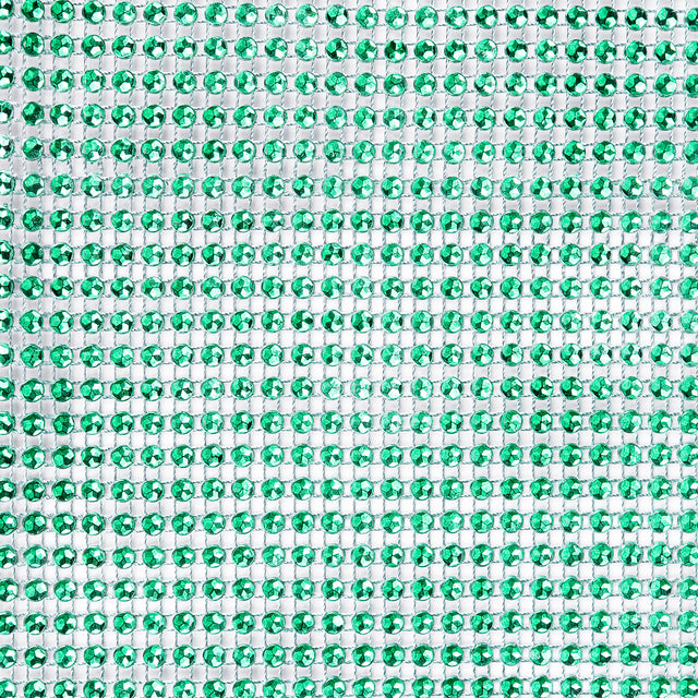 O'Creme Green Rhinestone Wrap, 4-1/2" x 1 Yard