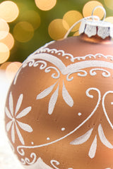 4" - 6" Ornate Gingerbread Glass Ornament
