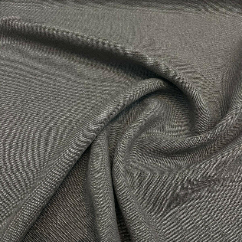 Ventanas Belgian Linen Fabric - Slate Gray, 56" Width (1 Yard)