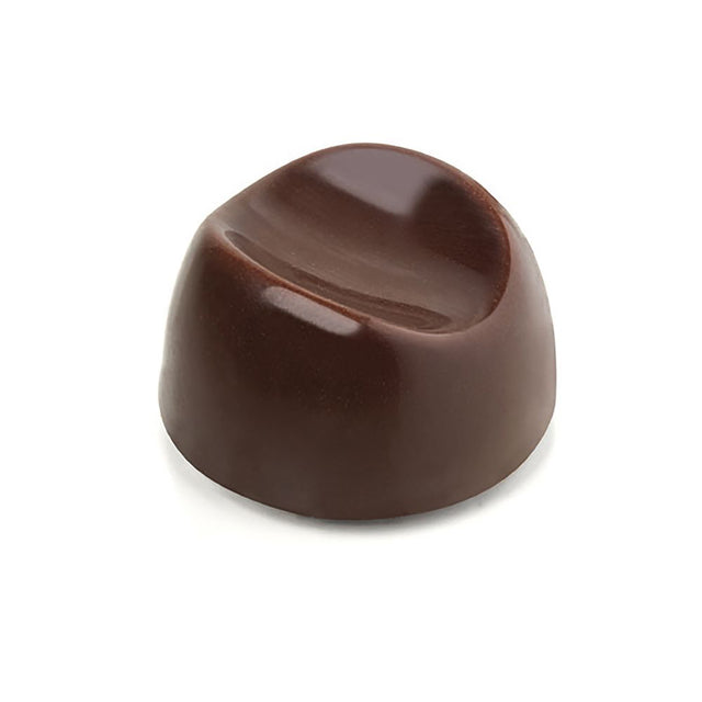 Pavoni Polycarbonate Chocolate Mold, Round Indent, 21 Cavities