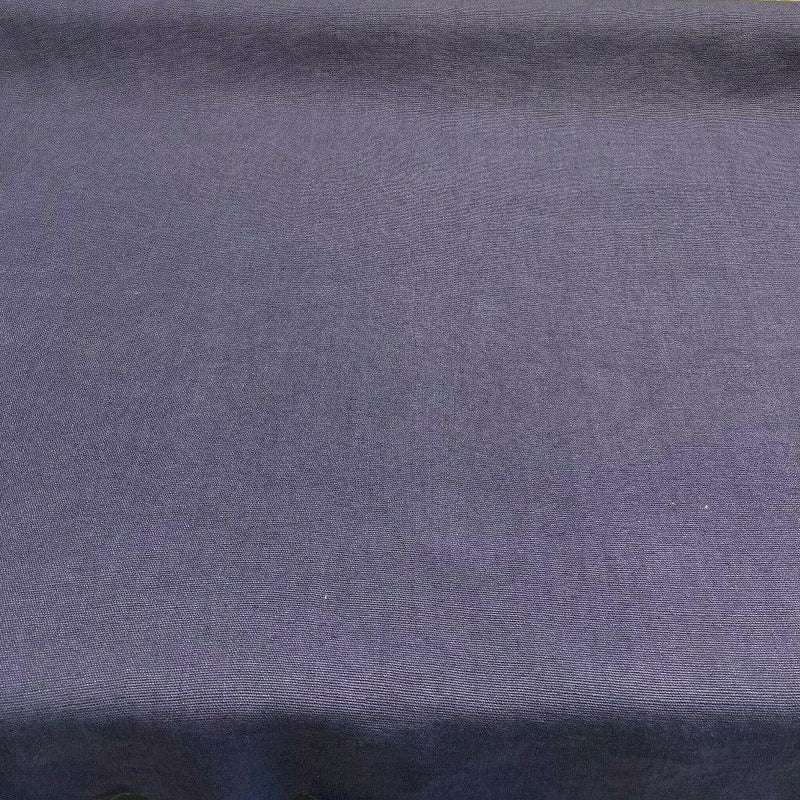 100% Belgian Linen Fabric - Blue Denim Ventanas, 56" Width (1 Yard)