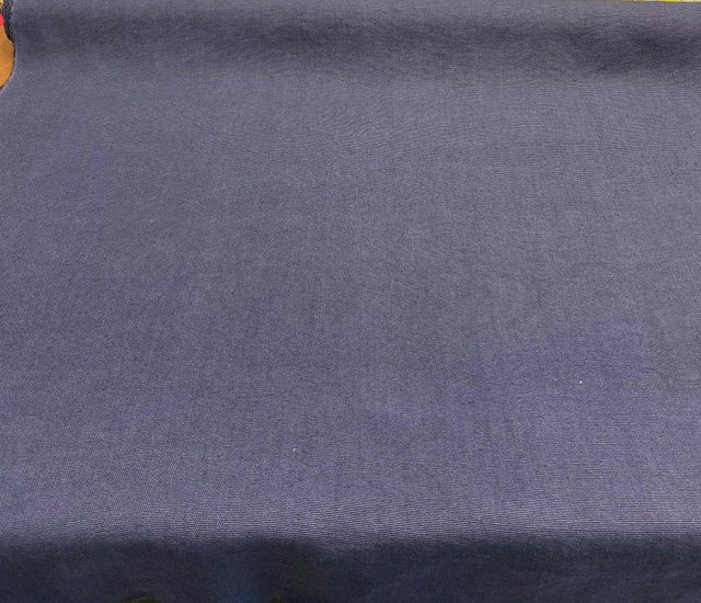100% Belgian Linen Fabric - Blue Denim Ventanas, 56" Width (1 Yard)