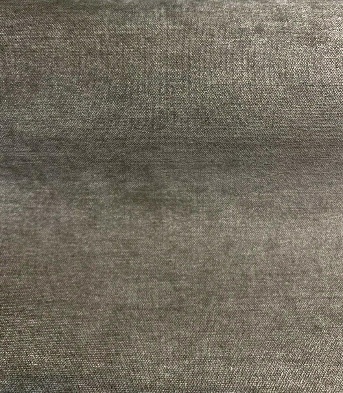 De Leo Venetian Ambient Faux Velvet Fabric - Ambient Taupe, Heavy Weight, 55" Width (1 Yard)