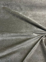 De Leo Venetian Ambient Faux Velvet Fabric - Ambient Taupe, Heavy Weight, 55" Width (1 Yard)