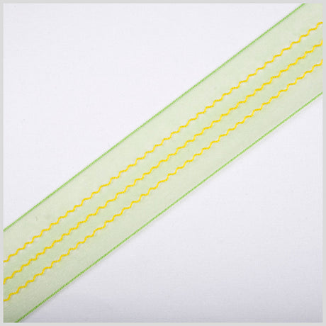 Lime Green Sheer Ribbon