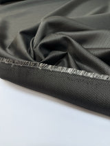 Wool Jacquard Fabric Silver Black