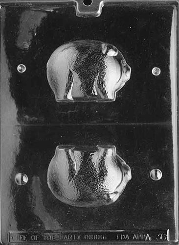 3D Pig Chocolate Mold - LPA036