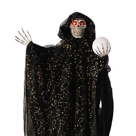 6 Ft Hanging Light Up Constellations Skeleton Witch Halloween Decoration