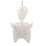 12 1/4 Inch Light Up Hanging Skeleton Torso Fire Flashing Halloween Decoration