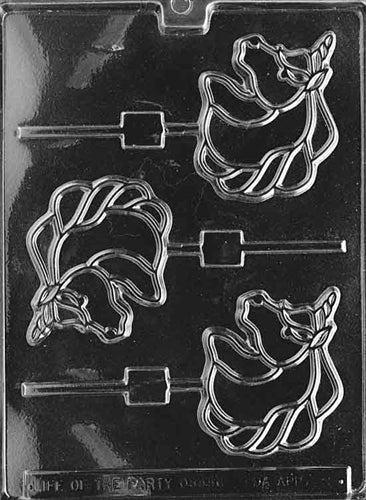 Unicorn Lolly Chocolate Mold - LPA009