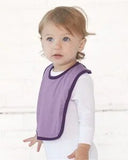 RADYAN® Infant Soft Contrast Trim Jersey Bib