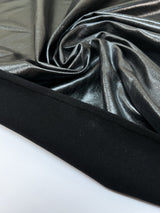 Black Cotton Knitted Fabric