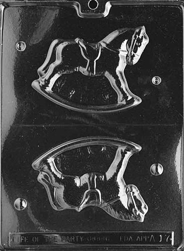 3D Rocking Horse Chocolate Mold - LPA017