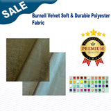 1 Yard Burnell Velvet Soft & Durable Polyester Fabric