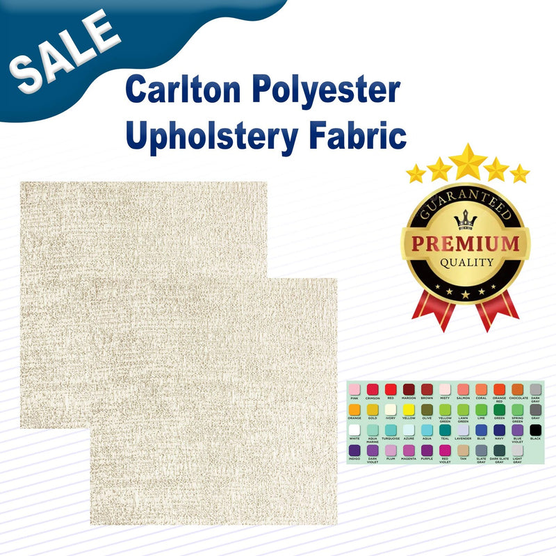 1 Yard Carlton Polyester Upholstery Fabric Width: 55"