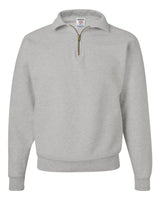 JERZEES® Super Sweats Quarter-Zip Cadet Collar Sweatshirt