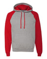 JERZEES® Nublend Colorblocked Raglan Hooded Sweatshirt